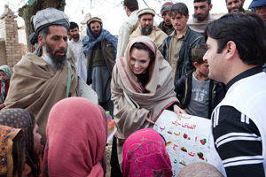Анджелина Джоли в Афганистане