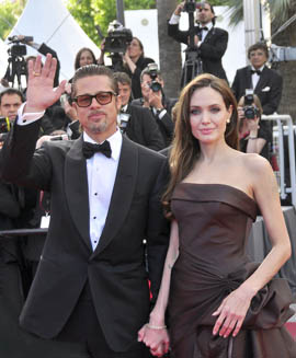 Брэд Питт и Анджелина Джоли в Каннах