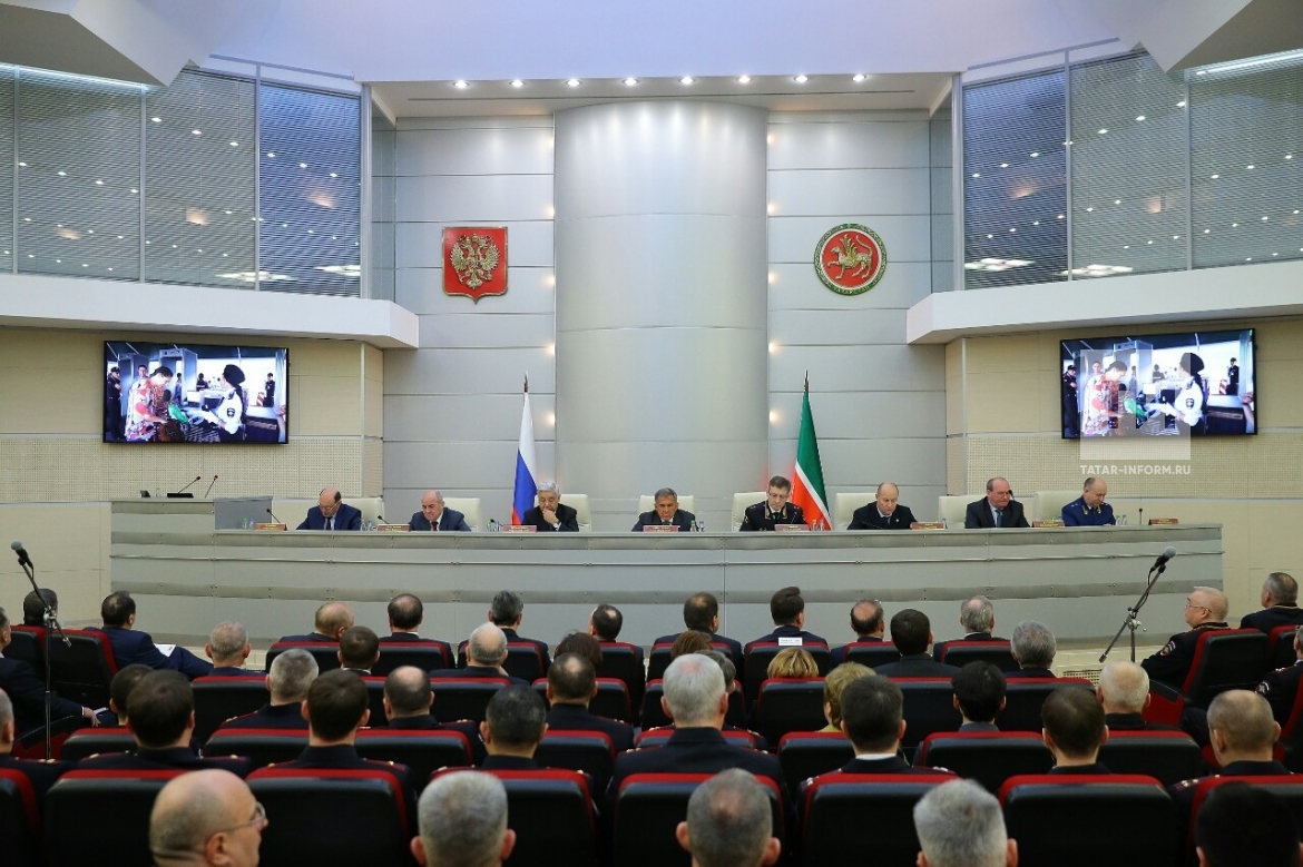 Расширенное заседание коллегии МВД РТ