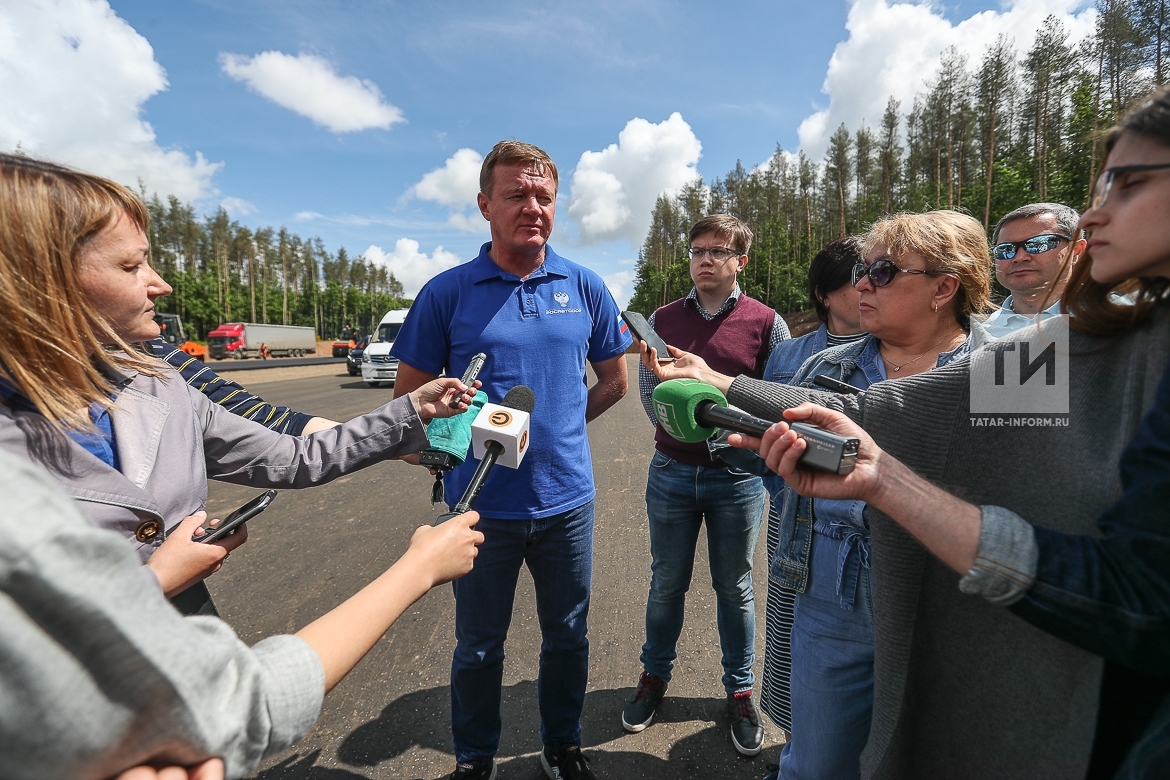 Глава Росавтодора оценил работы по реконструкции участка автодороги М-7