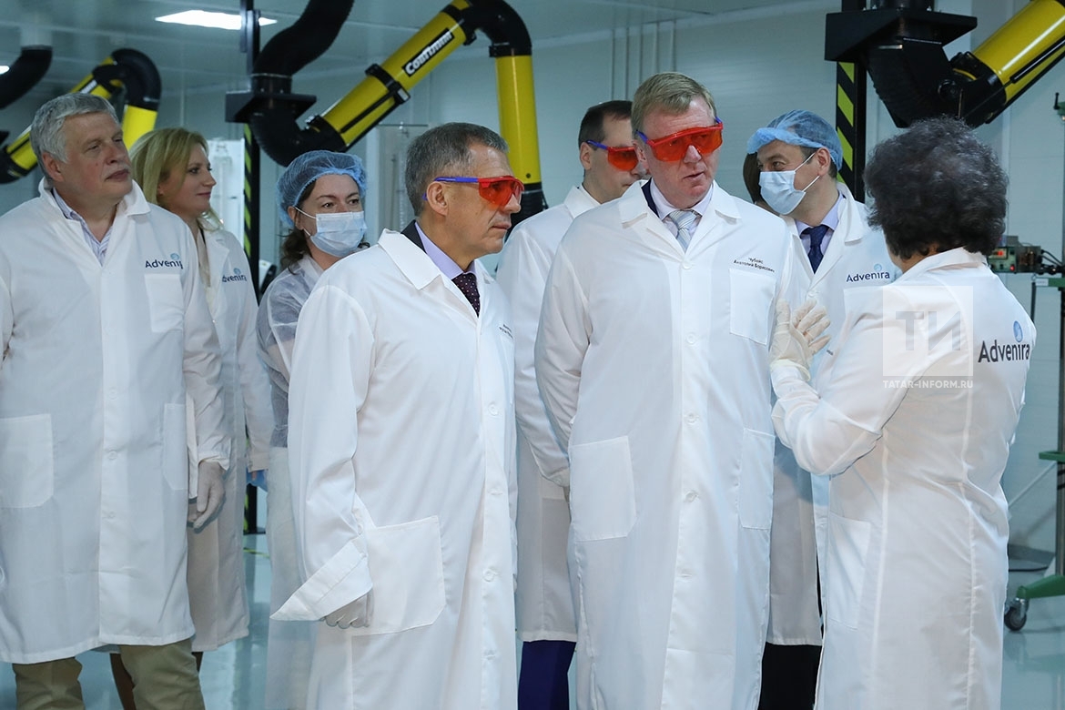 Минниханов и Чубайс запустили в Казани производство нанокомпозитных покрытий
