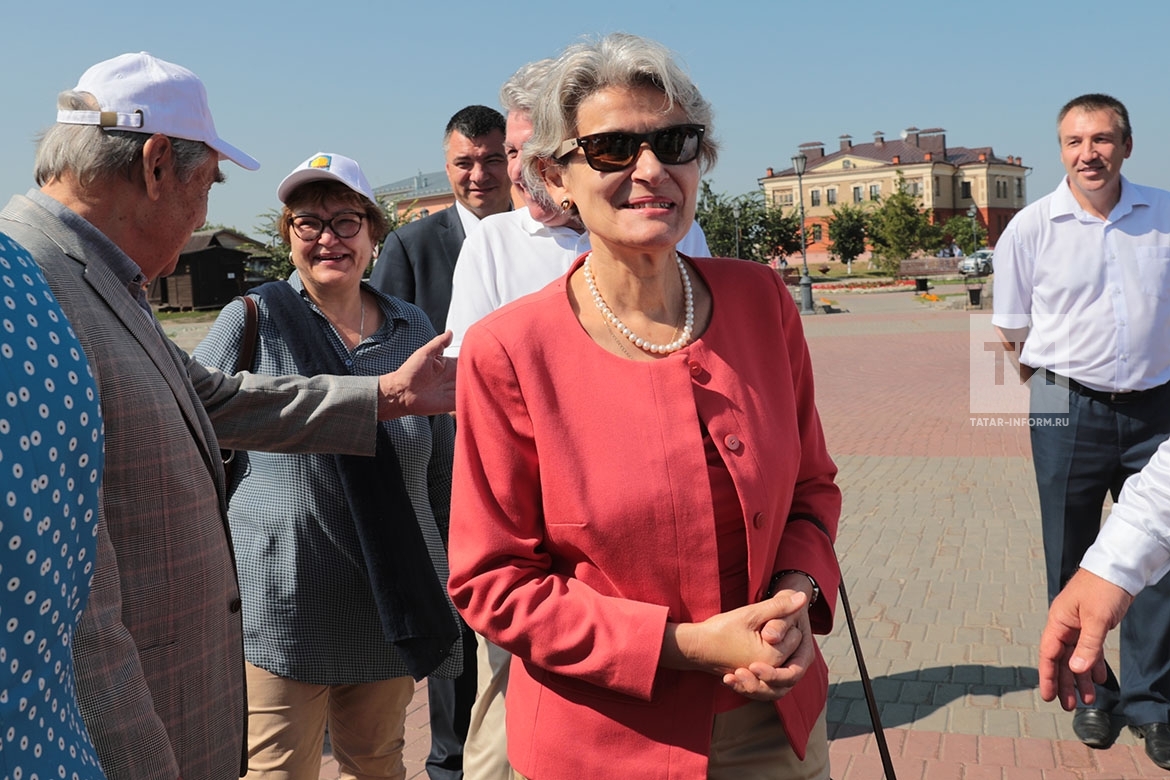 Посещение директором ЮНЕСКО Ириной Боковой острова-град Свияжск