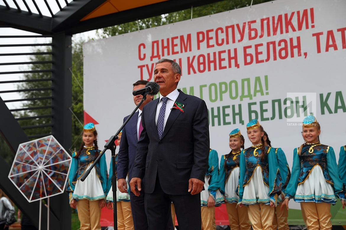 Президент РТ открыл обновленный парк «Калейдоскоп» на ул.Сыртлановой