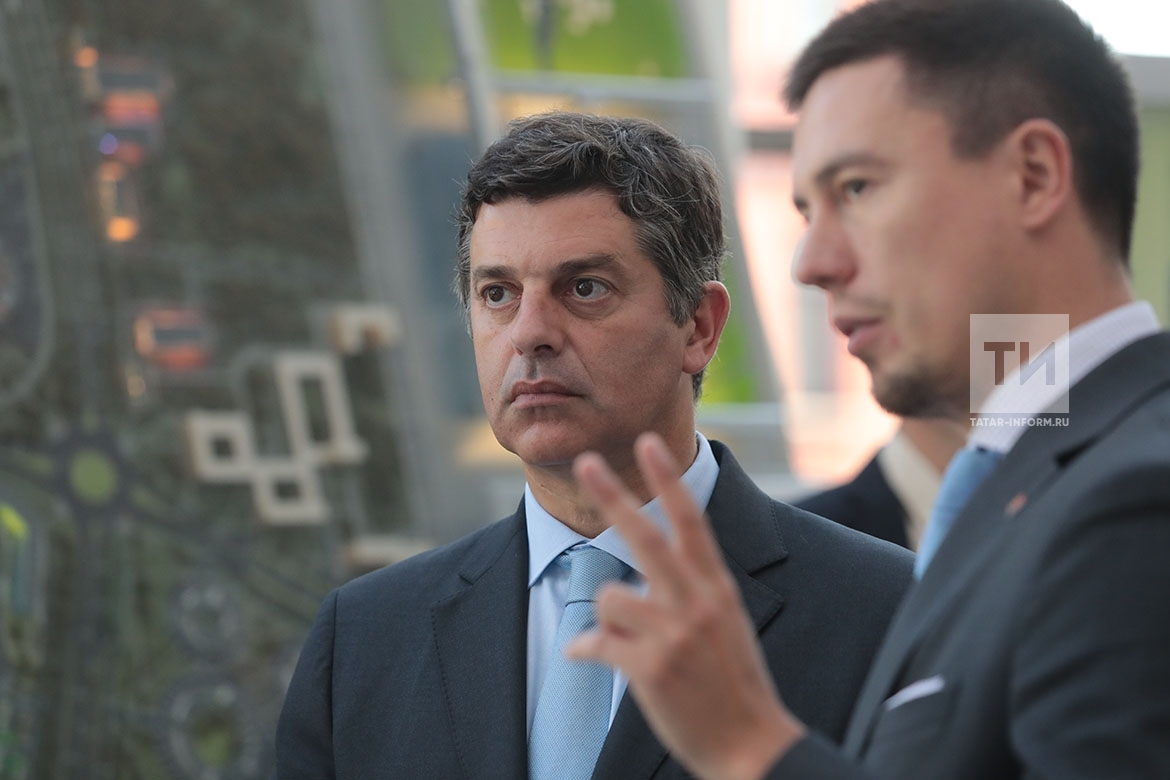 Посещение министром экономики Португалии Кабралом Калдейрой ИТ-парка