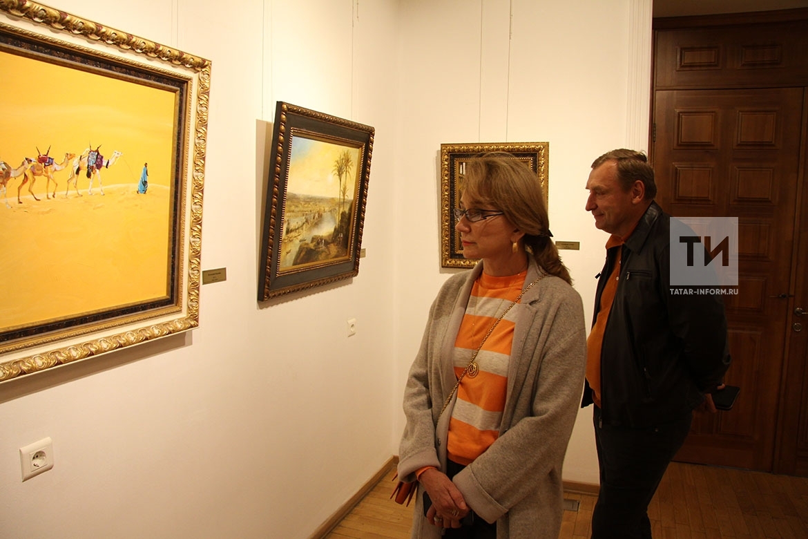Открытие выставки Никаса Сафронова в Казани