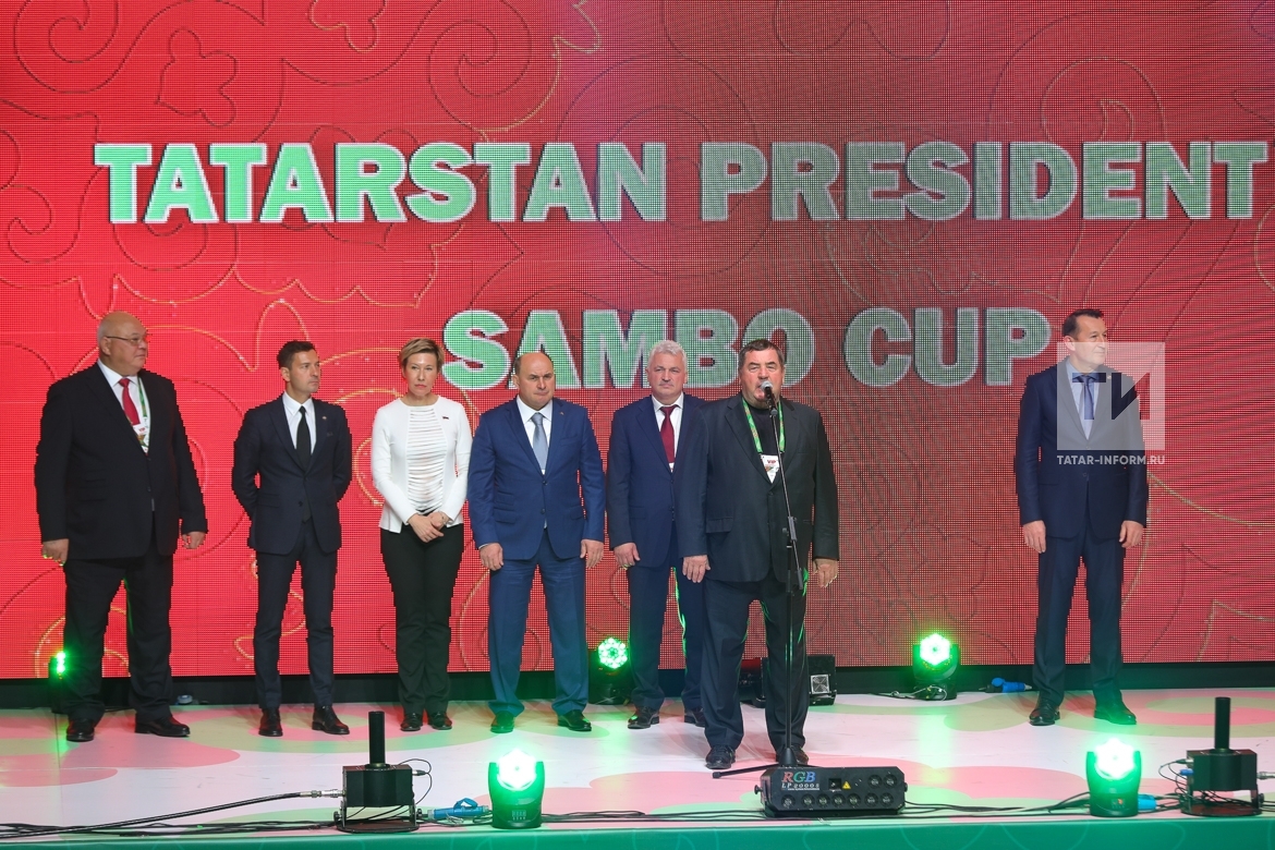 Открытие  международного турнира по самбо на Кубок Президента РТ