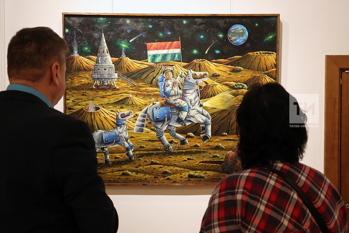 В художественной галерее «Хазинэ» открылась выставка Альфрида Шаймарданова «Наше все…»